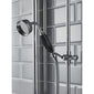 Hudson Reed Topaz Black Thermostatic Shower Valve with Slide Rail Kit - Chrome