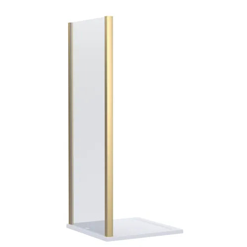  Nuie Lucie 900mm Side Panel - Brushed Brass