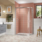 Lucie Chrome 1200mm x 800mm Shower Enclosure Quadrant - 8mm Glass