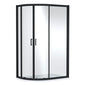 Lucie Matt Black 1200mm x 800mm Shower Enclosure Quadrant - 8mm Glass