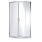 Lucie Chrome 900mm x 900mm Shower Enclosure Quadrant - 8mm Glass