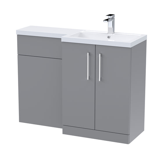  Nuie Arno 1100mm Right Hand Combination - Satin Grey