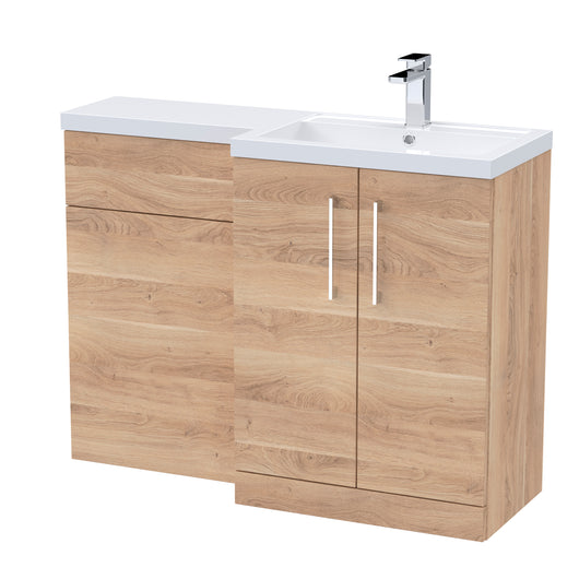  Nuie Arno 1100mm Right Hand Combination - Bleached Oak