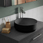 Hudson Reed 350mm Round Vessel - Matt Black