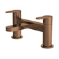 Nuie Arvan Deck Mounted Bath Filler - Brushed Bronze - welovecouk