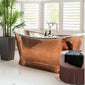 BC Designs Freestanding Boat Bath 1700  x 725mm - Copper/Nickel
