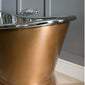 BC Designs Freestanding Boat Bath 1500 x 725mm - Antique Copper/Nickel