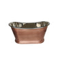 BC Designs Freestanding Boat Bath 1500 x 725mm - Antique Copper/Nickel