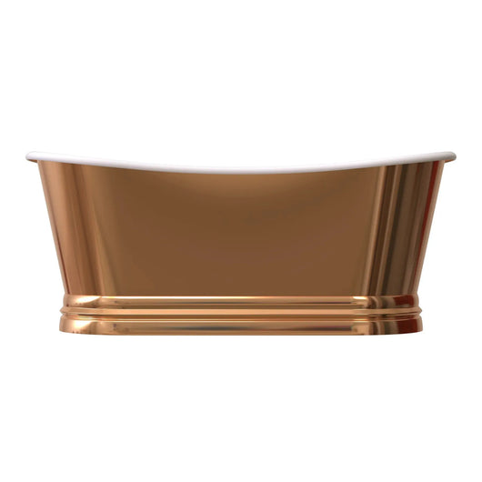  BC Designs 1800mm Boat Bath Copper Outer Acrylic Inner - welovecouk