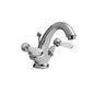 Hudson Reed White Topaz With Lever Mono Basin Mixer - Chrome / White - BC305HL