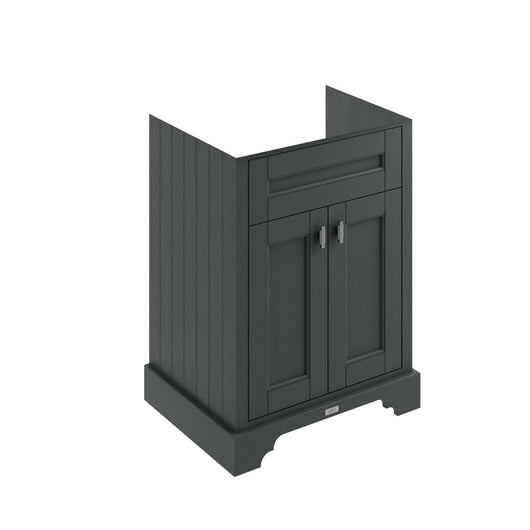  Bayswater Victrion 2-Door Vanity Unit 600mm Wide - Dark Lead (Excluding Basin)