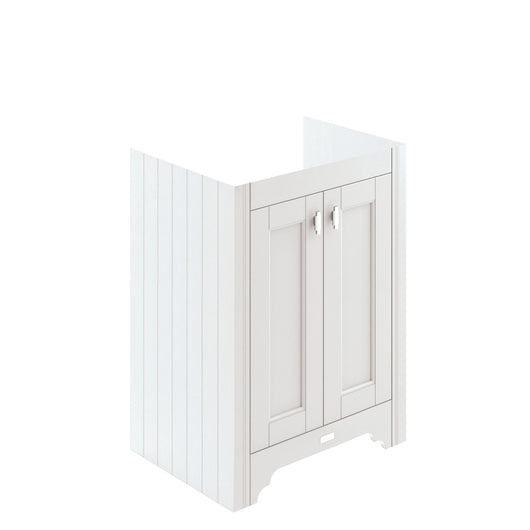  Bayswater Victrion 2-Door Vanity Unit 640mm Wide - Nimbus White (Excluding Basin)