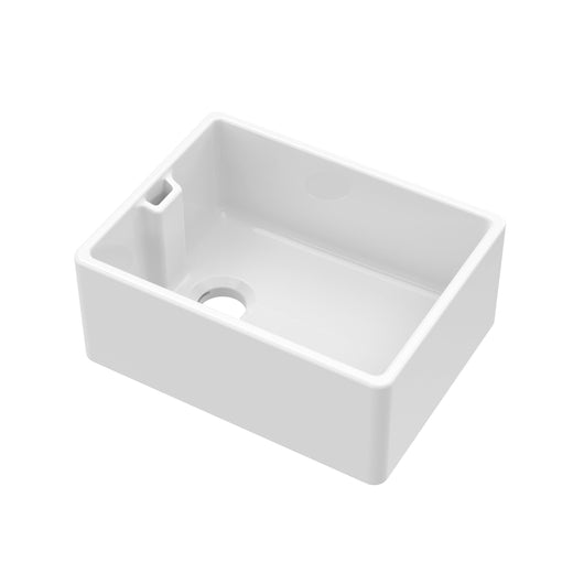  Nuie Fireclay Belfast Sink 595x455x254 - White