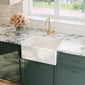 Nuie Fireclay Belfast Sink 595x455x254 - White