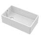 Nuie Fireclay Belfast Sink 795x460x245 - White