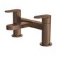 Nuie Binsey Cyprus Deck Mounted Bath Filler - Brushed Bronze