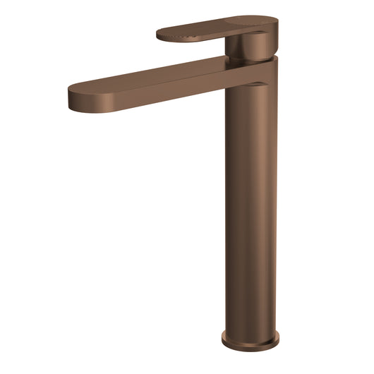  Nuie Binsey Cyprus High Rise Mono Basin Mixer - Brushed Bronze