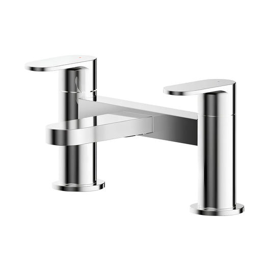  Nuie Binsey Deck Mounted Bath Filler - Chrome