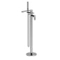 Nuie Binsey Cyprus Freestanding Bath Shower Mixer with Kit - Chrome