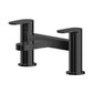 Nuie Binsey Deck Mounted Bath Filler - Matt Black