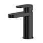 Nuie Binsey Mono Basin Mixer with Push Button Waste - Matt Black