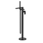 Nuie Binsey Cyprus Freestanding Bath Shower Mixer with Kit - Matt Black