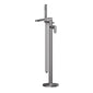 Nuie Binsey Freestanding Bath Shower Mixer with Kit - Brushed Pewter