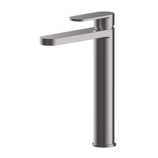  Nuie Binsey High Rise Mono Basin Mixer - Brushed Pewter