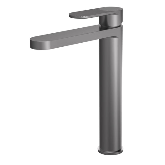  Nuie Binsey Cyprus High Rise Mono Basin Mixer - Brushed Pewter