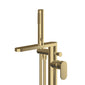 Nuie Binsey Freestanding Bath Shower Mixer with Kit - Brushed Brass