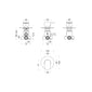 Nuie Binsey  Concealed Diverter 2/3/4 Way - Chrome