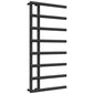 Reina Matera Designer Heated Towel Rail - 998 x 500mm - Black - welovecouk