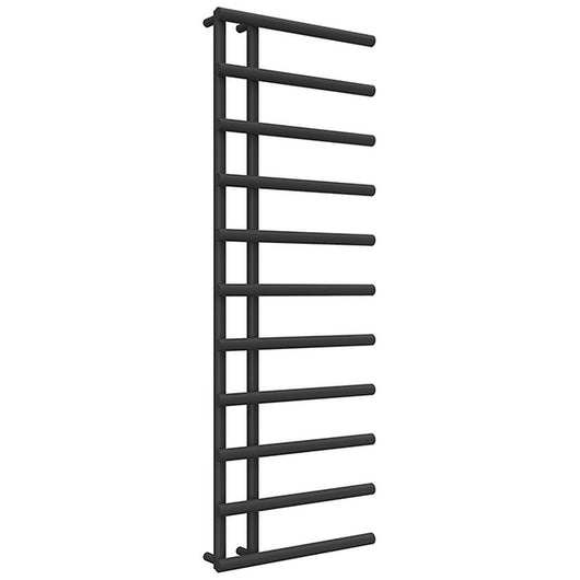  Reina Matera Designer Heated Towerl Rail - 1412 x 500mm - Black