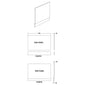 Nuie Waterproof Bath End Panel - Matt Grey 750mm - welovecouk