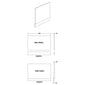 Nuie Waterproof Bath End Panel - Matt Grey 800mm - welovecouk
