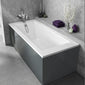 Nuie Waterproof Bath End Panel - Matt Grey 900mm - welovecouk