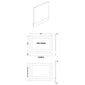 Shaker Waterproof Front & End Straight Bath Panel 1700 x 700 - White - welovecouk