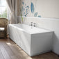 Shaker Waterproof Front & End Straight Bath Panel 1700 x 800 - White - welovecouk