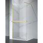 Wet room Panel Shelf - Brushed Brass - welovecouk