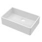 Nuie Fireclay Butler Sink 795 x 500 - White
