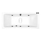 Carpi II Superdeep Double Ended Whirlpool Bath - 1800 x 800mm