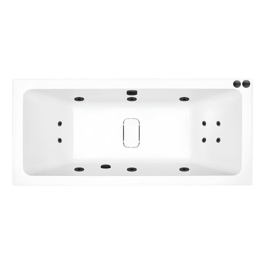 Carpi II Superdeep Double Ended Whirlpool Bath - 1900 x 900mm - welovecouk