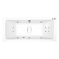 Carpi II Superdeep Double Ended Whirlpool Bath - 1800 x 800mm