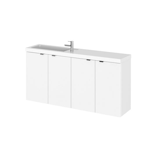  Hudson Reed Fusion 1000mm Combination Vanity Compact - Gloss White