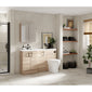 Hudson Reed 1500mm Left Hand Combination - Bleached Oak