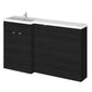 Hudson Reed Fusion 1500mm 3 Doors 600mm WC Unit Combination - Charcoal Black