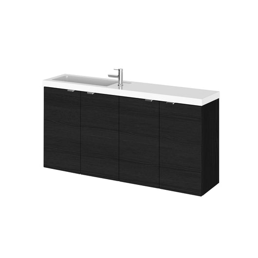  Hudson Reed Fusion 1000mm Combination Vanity Compact - Charcoal Black