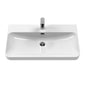 Nuie Parade Floor Standing 2-Drawer Vanity Unit with Thin Edge Ceramic Basin 800mm - welovecouk