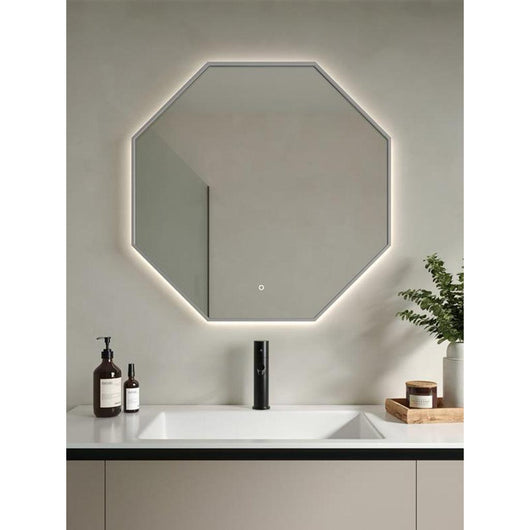  Como Mirror Steam Free Colour Changing Chrome - 800mm - welovecouk