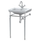 Nuie Carlton 500mm 1TH Basin With Traditional Stand - White - welovecouk